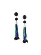 Giorgio Armani Beaded Tassel Earrings