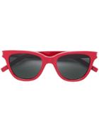 Saint Laurent Eyewear Square Shaped Sunglasses - Red