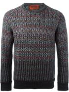 Missoni Crew Neck Sweater, Men's, Size: 52, Nylon/wool