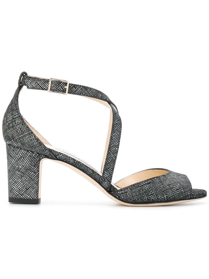 Jimmy Choo Carrie 65 Sandals - Black