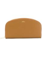 A.p.c. Leather Wallet - Brown