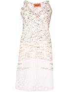 Missoni Textured Knitted Dress - White