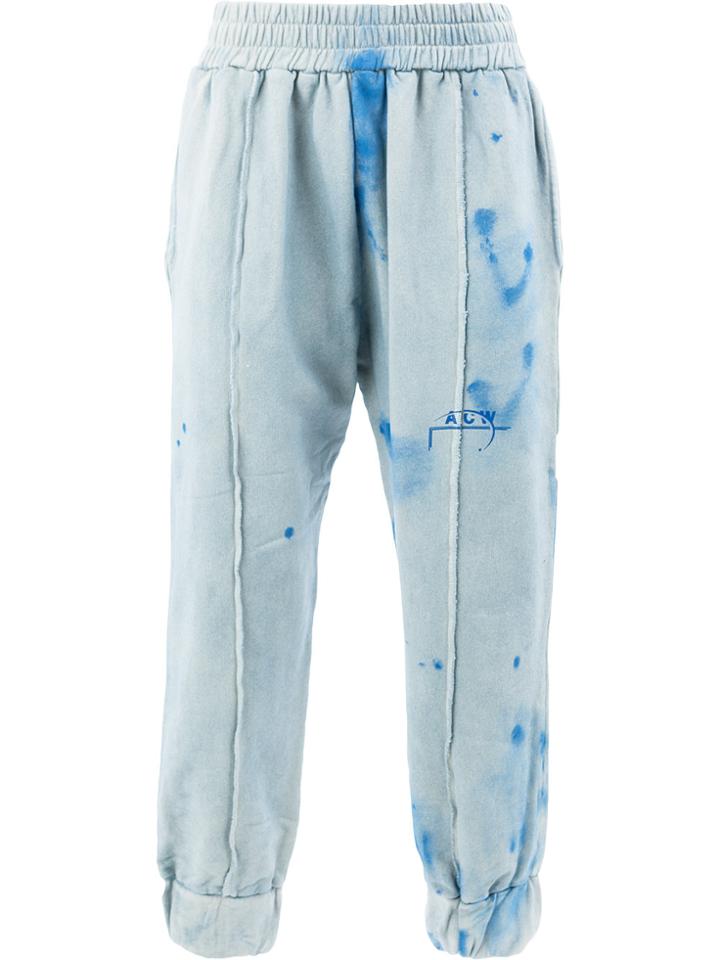 A-cold-wall* Painted Loose Track Trousers - Grey