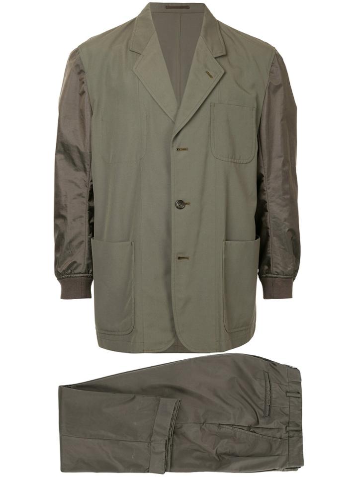 Comme Des Garçons Vintage Two-tone Suit - Green