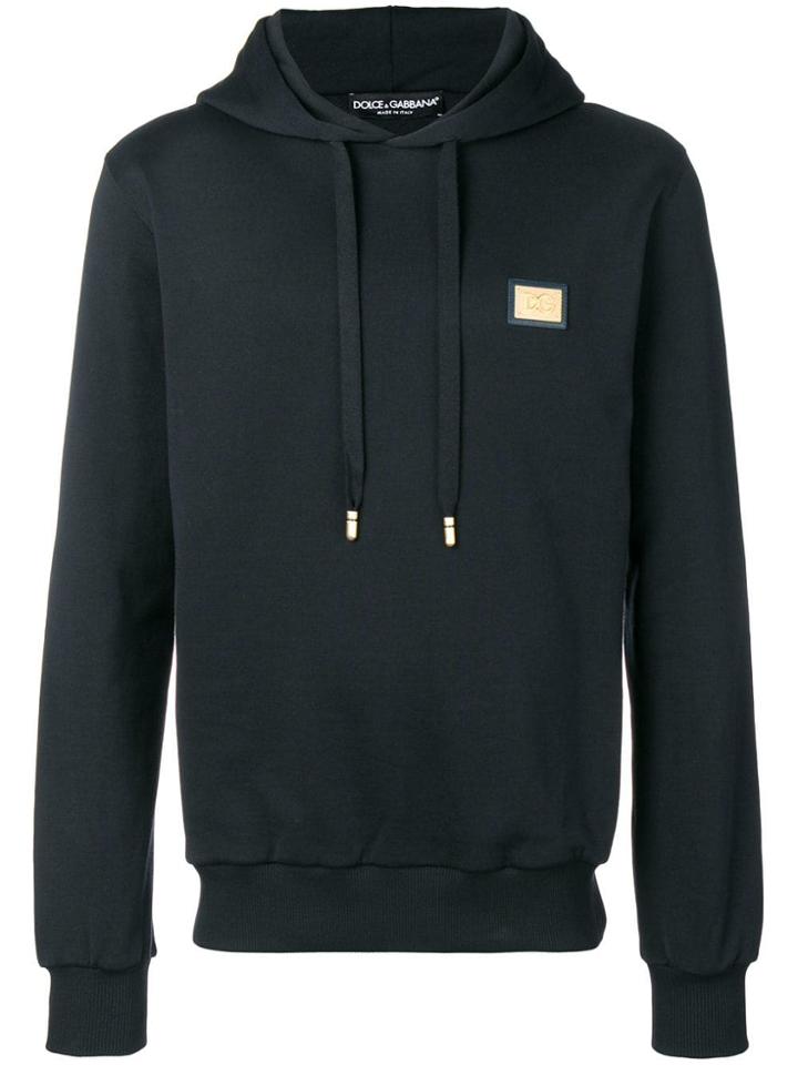 Dolce & Gabbana Logo Hoodie - Blue