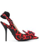 No21 Buckle-detail Slingback Pumps - Red