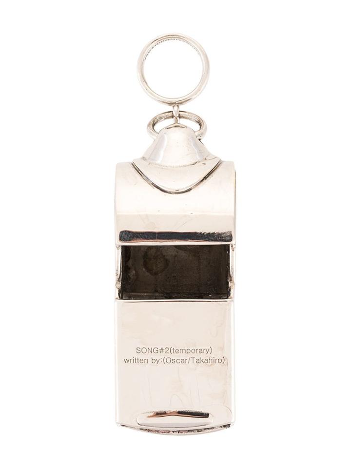 Takahiromiyashita The Soloist Whistle Ring Charm - Silver