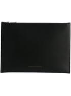 Victoria Beckham Zipped Pouch Clutch Bag, Women's, Black
