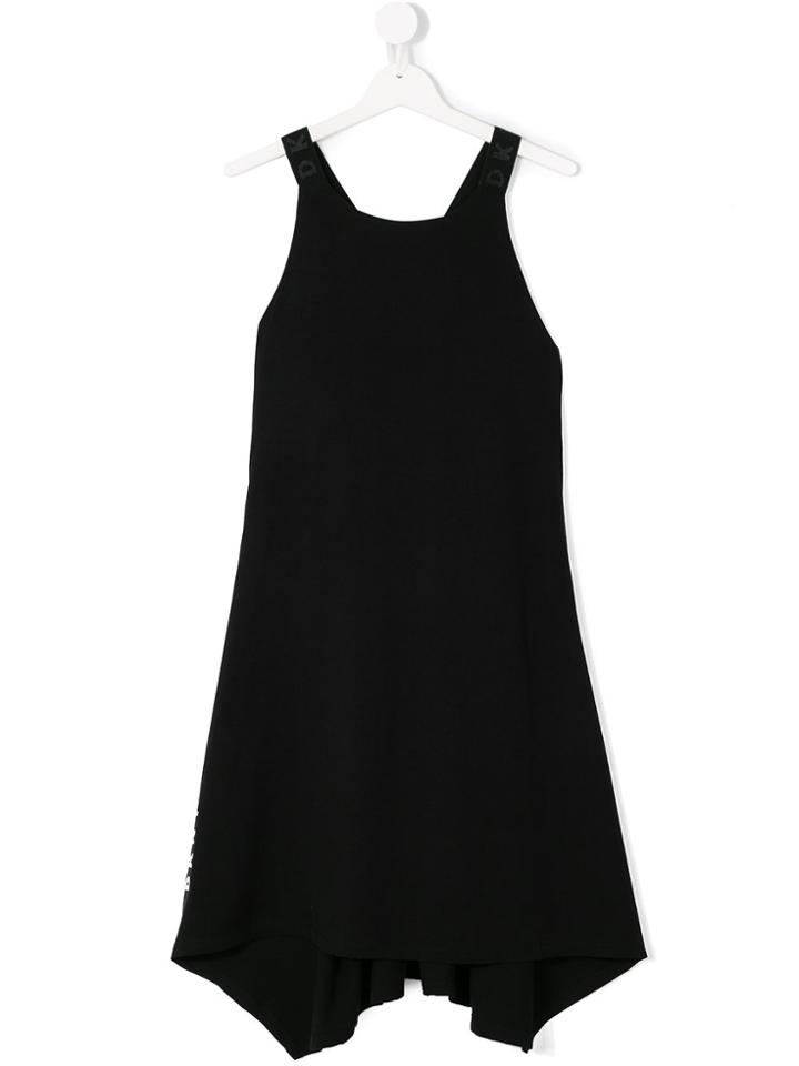 Dkny Kids Asymmetric Tank Dress - Black