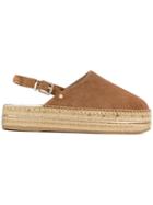 Tommy Hilfiger Slingback Espadrilles - Brown