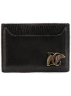 Dsquared2 Floral Zip Top Card Holder - Brown