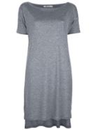 T By Alexander Wang T-shirt Dress, Women's, Size: S, Grey, Rayon