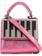 Les Petits Joueurs - Piano Top Grab Bag - Women - Calf Leather - One Size, Pink/purple, Calf Leather