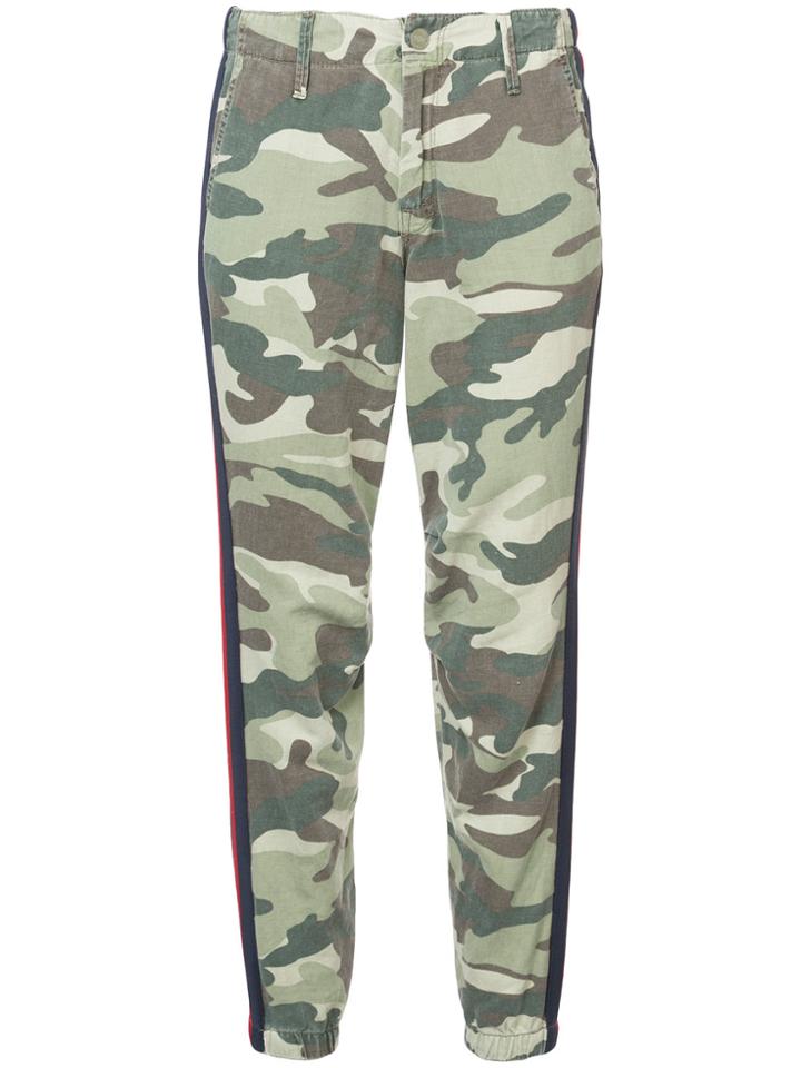 Mother Camouflage Print Trousers - Green