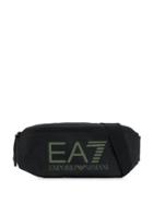 Ea7 Emporio Armani Logo Belt Bag - Black