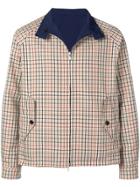 Mackintosh Checked Reversible Jacket - Brown