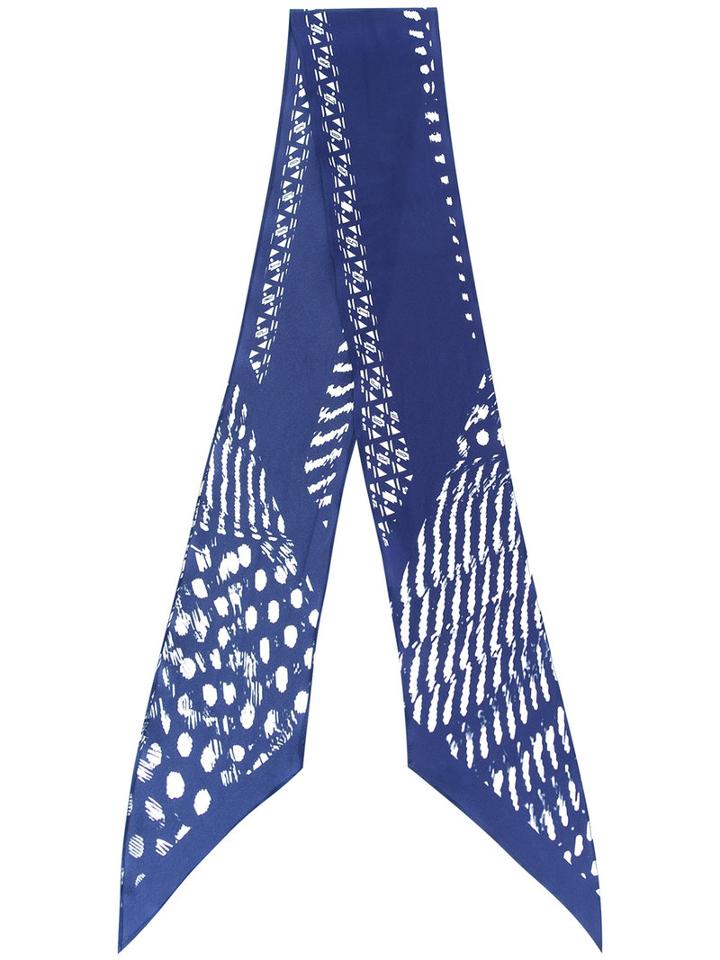 Rockins Guinea Skinny Scarf, Women's, Pink/purple, Silk