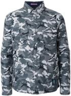 Guild Prime Camouflage Padded Shirt Jacket - Grey