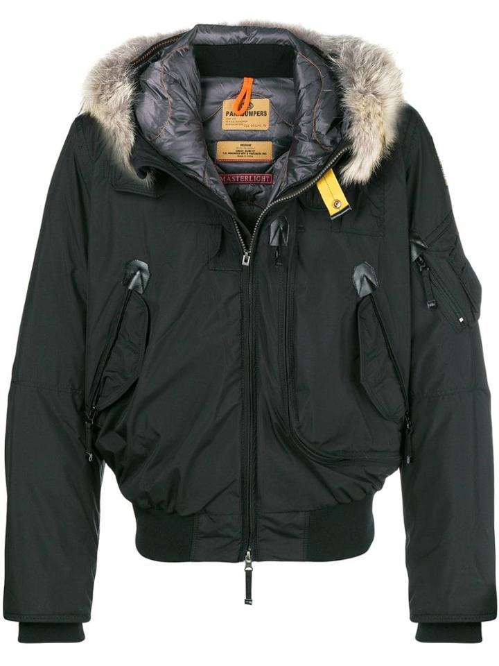 Parajumpers Hooded Bomber Jacket - Black
