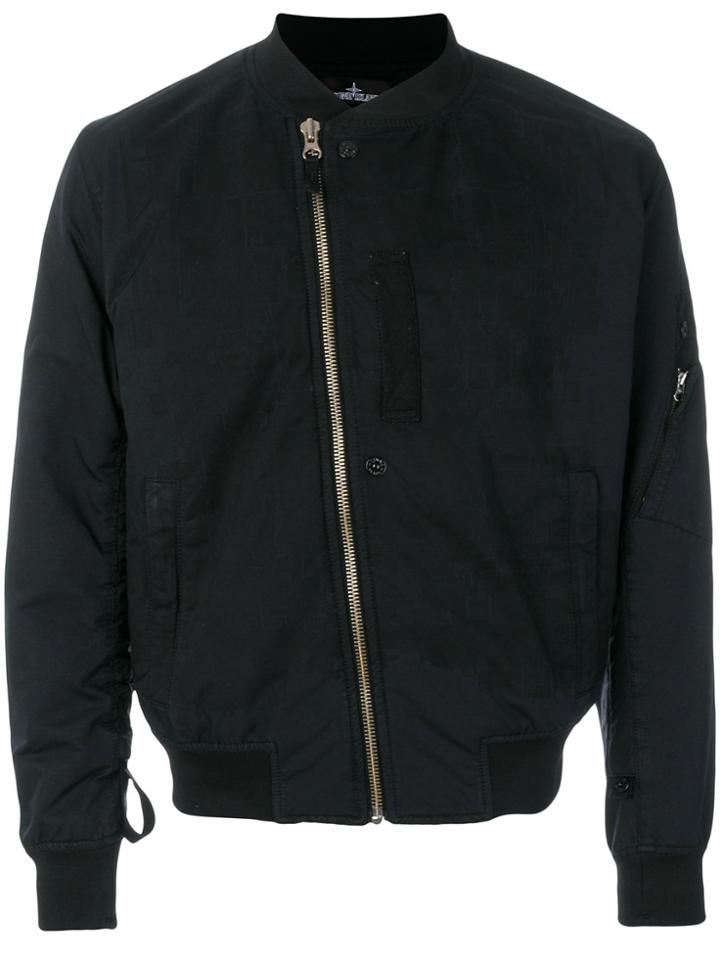 Stone Island Shadow Project David-tc Laser Engraved Bomber Jacket -