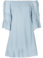 L'autre Chose Off-the-shoulder Dress - Blue
