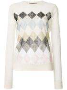 Theory Parchment Printed Sweater - White
