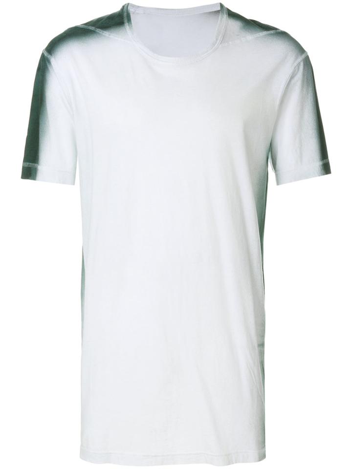 11 By Boris Bidjan Saberi Elongated Design T-shirt - White