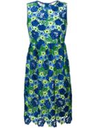P.a.r.o.s.h. Floral Macramé Dress, Women's, Size: M, Blue, Polyester/cotton/polyamide