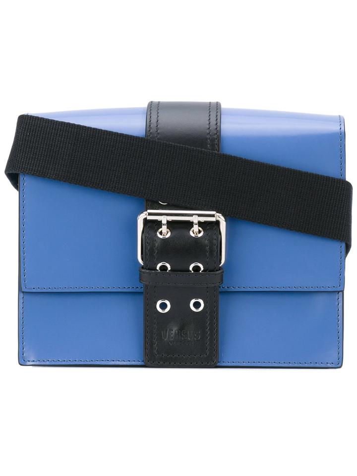 Versus - Medium Black Belt Bag - Women - Calf Leather - One Size, Blue, Calf Leather
