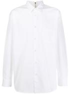 Comme Des Garçons Shirt Zip Detail Shirt - White