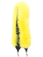 Kate Cate Fur Shoulder Strap - Yellow & Orange