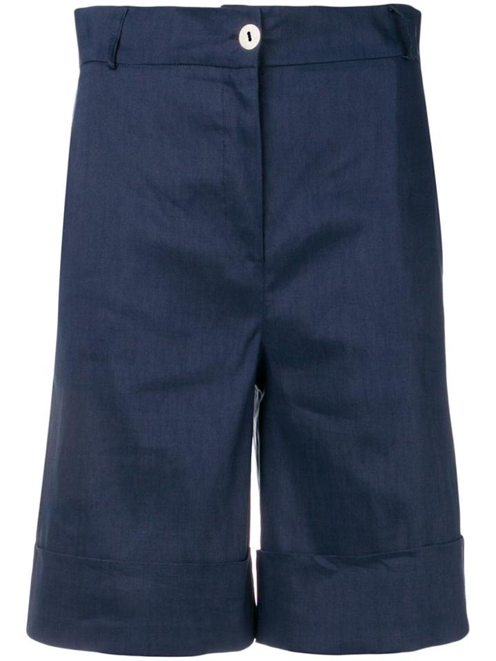 D.exterior Knee-length Shorts - Blue
