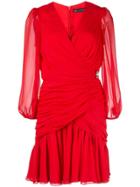 Jill Jill Stuart Draped Design Dress - Orange