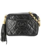 Chanel Vintage Diamond Quilt Camera Bag - Black