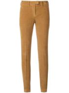 Incotex Cropped Corduroy Trousers - Brown