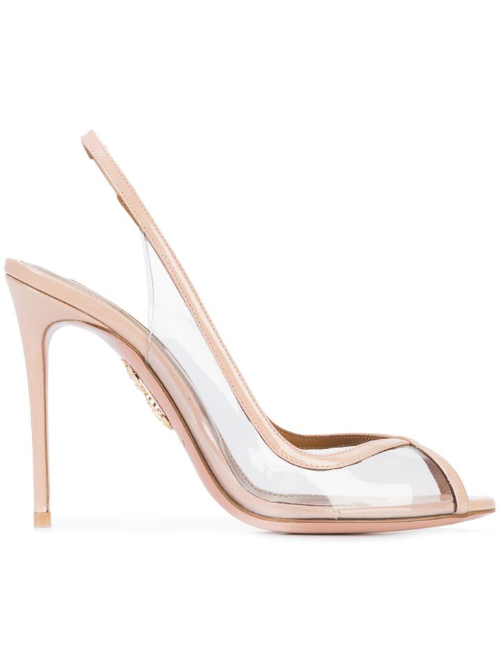 Aquazzura Temptation Sandals - Pink & Purple