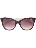 Fendi Eyewear Square Sunglasses - Brown