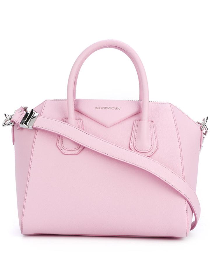Givenchy - Small Antigona Tote - Women - Goat Skin - One Size, Women's, Pink/purple, Goat Skin