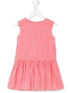 Maan Checked Dress, Girl's, Size: 8 Yrs, Red