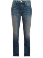 Amo Cropped Skinny Jeans, Women's, Size: 25, Blue, Cotton/spandex/elastane