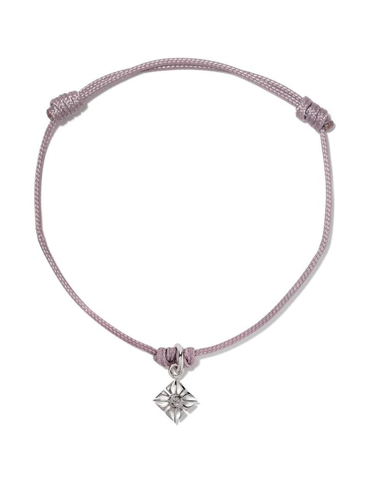 Shamballa Jewels 18kt White Gold And Diamond Star Of Shamballa Charm
