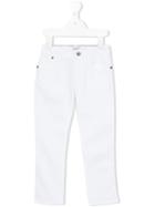Armani Junior - Casual Trousers - Kids - Cotton/spandex/elastane - 4 Yrs, Toddler Boy's, White