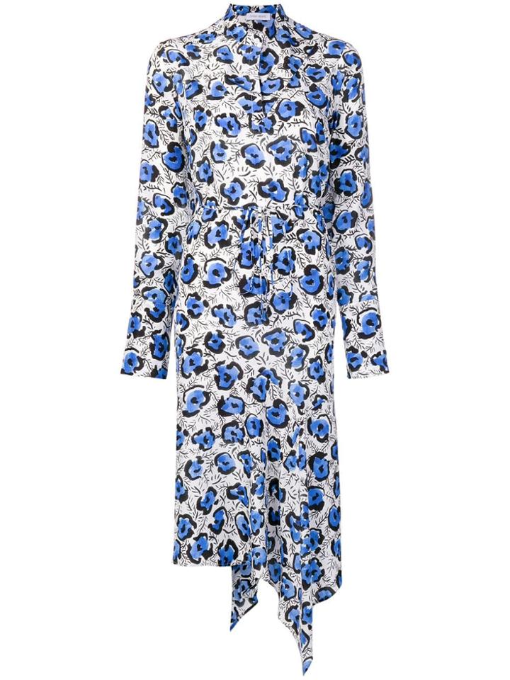 Christian Wijnants Domi Floral Print Dress - Blue