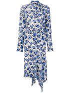 Christian Wijnants Domi Floral Print Dress - Blue