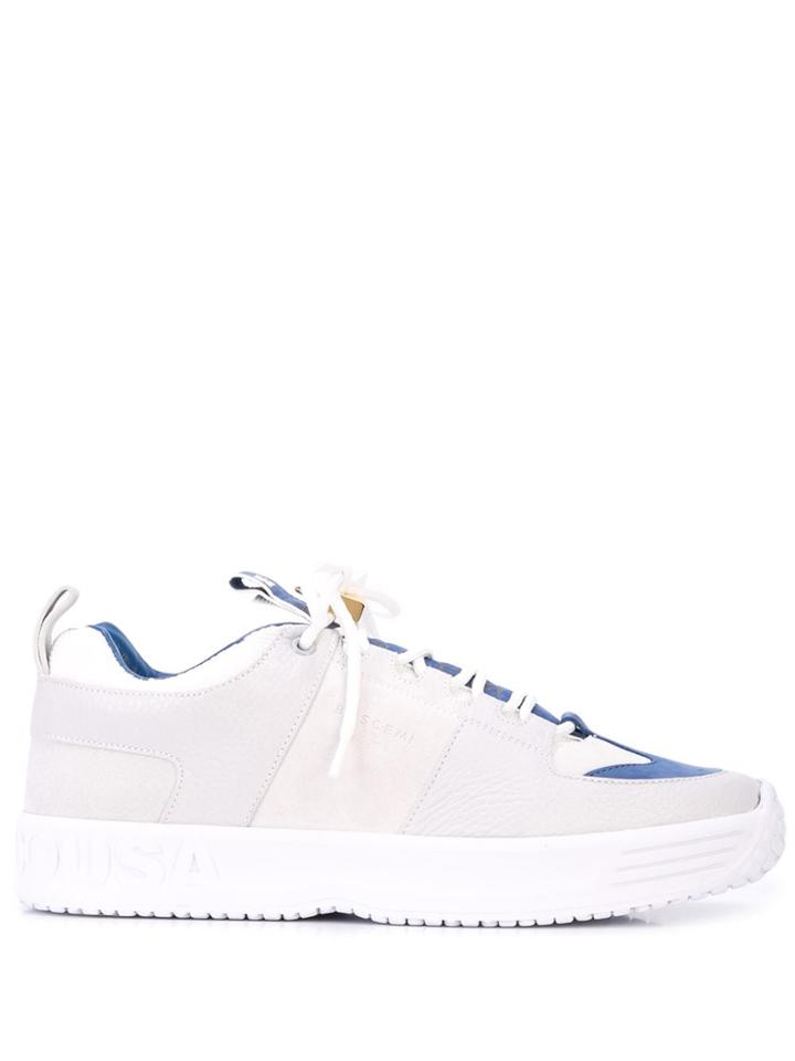 Buscemi X Dc Padlock Detail Sneakers - Grey