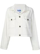 Sjyp Cropped Button Jacket - White
