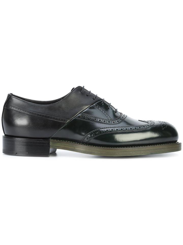 Pierre Hardy Perforated Oxford Shoes - Black