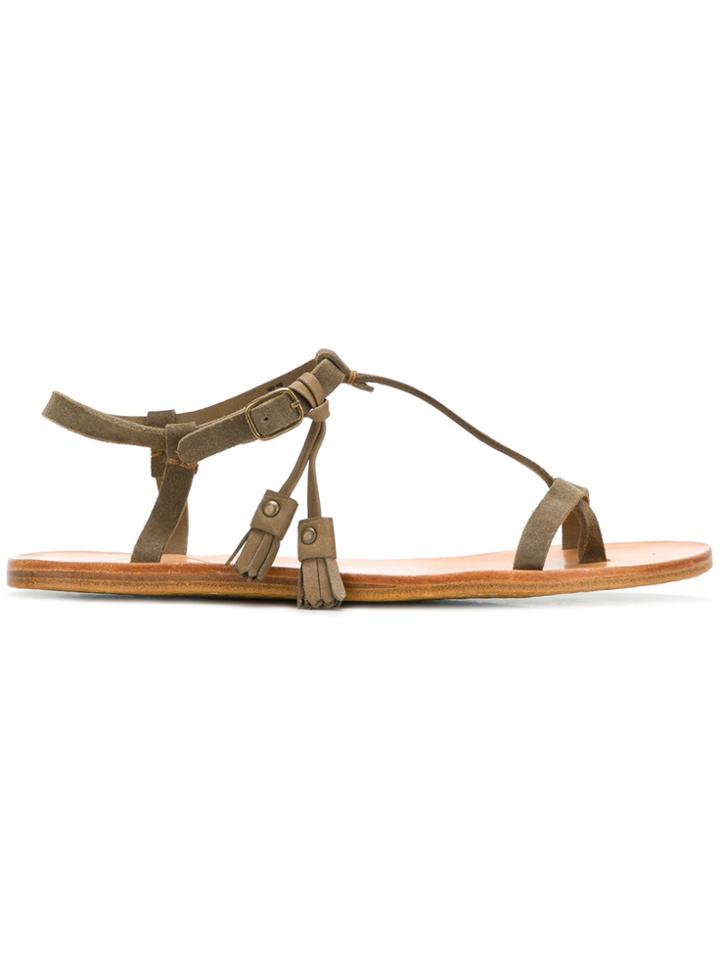 N.d.c. Made By Hand Thong Sandals - Green