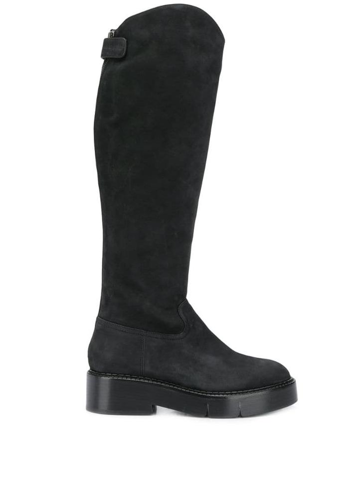 Clergerie Knee-length Fitted Boots - Black