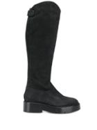 Clergerie Knee-length Fitted Boots - Black